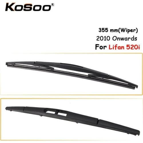 KOSOO Auto Rear Car Wiper Blade For Lifan 520i,355mm 2010 Onwards Rear Window Windshield Wiper Blades Arm,Car Accessorie Styling
