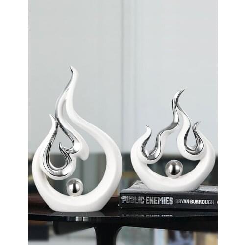 Office Decoration fire on the rise Creative Flames Modern Living Room Decoration Opens Gift Shop to Recruit Money