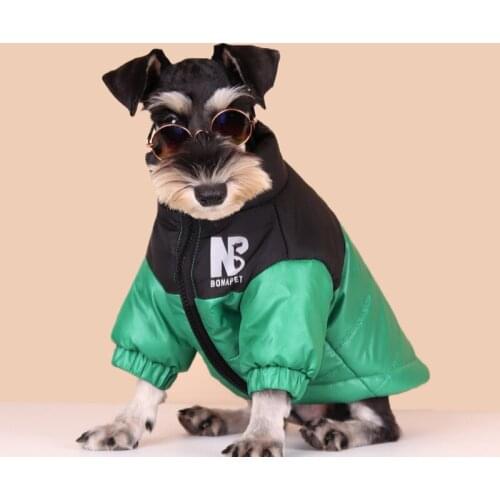 Dog Clothes Schnauzer Overcoat Pets Jacket Coat Winter Pomeranian Poodle Small Dog Costume French Bulldog Corgi Outfit Overalls