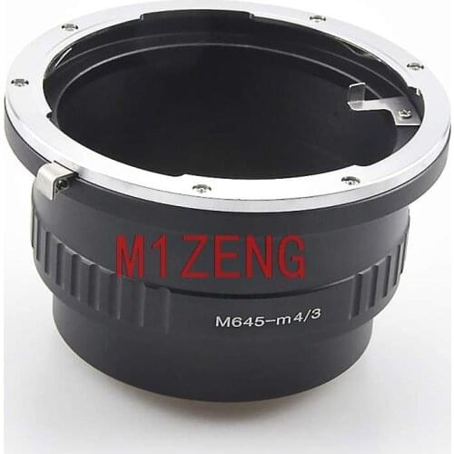 Adapter ring for MAMIYA 645 M645 lens to olympus panasonic MFT m43 BMPCC G9 GH5 GF7 GM5 GX9 GX85 GX850 EM5 EM10 EPL6 camera