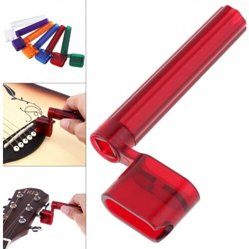 Plastic Grover Quick Speed Bridge Pin Remover Peg Puller Guitar String Winder Electric Guitar Ukulele Parts Accessories