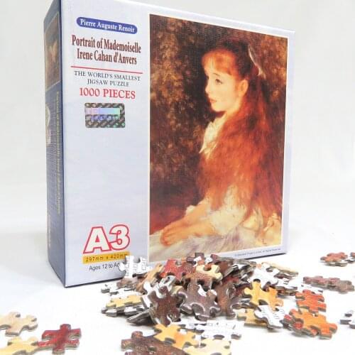 Spot TOMAX Toy Board Game Portrait of Mademoiselle Lrene Cahan D 'Anvers Home Hanging Picture Decorative Childrens