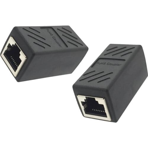 RJ45 Extender Female to Female RJ45 Internet LAN Connector Adapter Coupler Shielded Enclosure RJ45 Network Lan Cable Converter