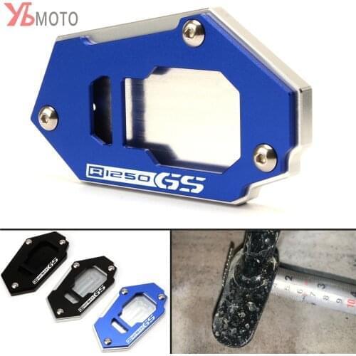For BMW R1250GS ADVLow suspension R1200GS LC 2013-2016 Motorcycle aluminum kickstand Foot enlarger