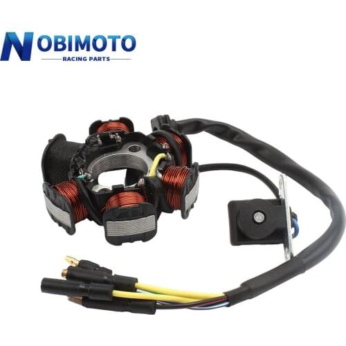 Upper OR Lower Style Electric Start DC Stator Coil 6 Stage Group Interpolation For YX 50cc-125cc Electirc Start Engines