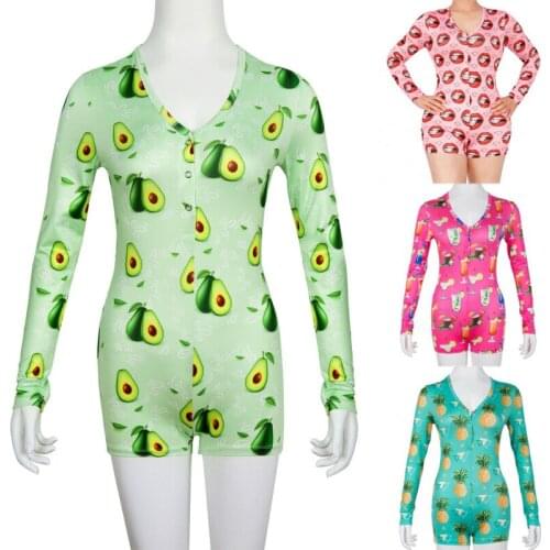 US Lady Romper Women Casual Home Apparel Slim Fit Jumsuit Sexy Sleepwear Summer