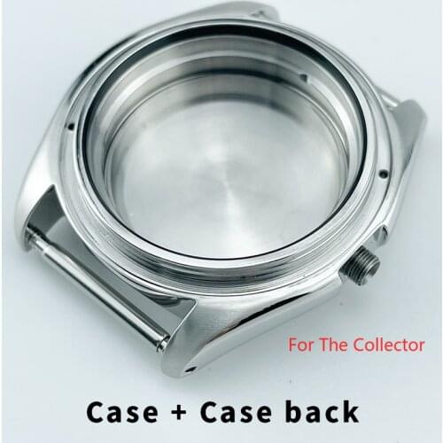 42mm SKX007/SRPD 30ATM Water Resistant No Crown Guard 3 O'Clock Drilled lugs Watch Case Mod Parts 316L Stainless Steel