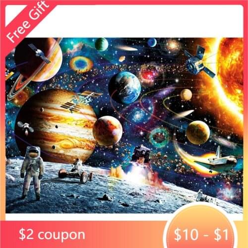 50*70cm Adult Puzzle 1000 Pcs Jigsaw Puzzle Animals Landscape Assembling Picture Paper Puzzle Educational Toys For Kids Adults