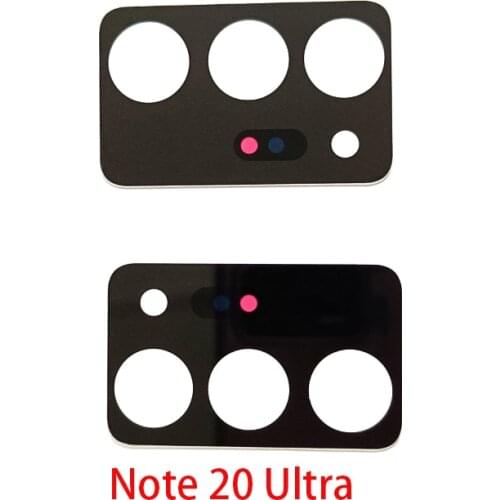500Pcs Rear Back Camera Glass Lens +Sticker Parts For Samsung Galaxy S7 S8 S9 S10 S10+ Note 9 Note 10 Lite S20 Plus S20 Ultra
