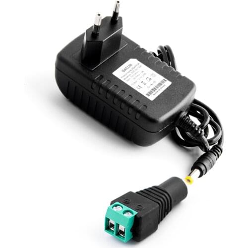 12V 2A Adapter Charger AC DC 110V 220V to 12V Power Adapter Converter Transformer 12 V Power Supply For LED Light Lamp