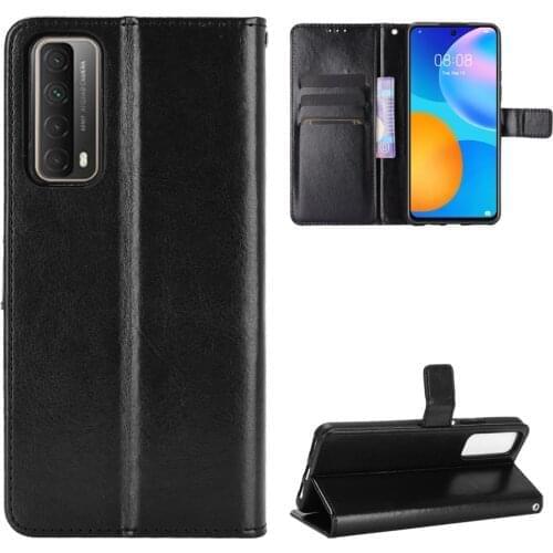 For Huawei P Smart 2021 Case classic Flip Luxury PU Leather Phone Case For Huawei P Smart 2021 Peppa-L21B Psmart 2021 Case Cover