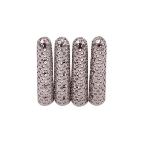 Coolstring 4.5*22mm Silver Cave Metal Tips 100 pcs/lot Hole Hollow Shoelaces Aglets Cheaper New Arrivals Laces End Press Install