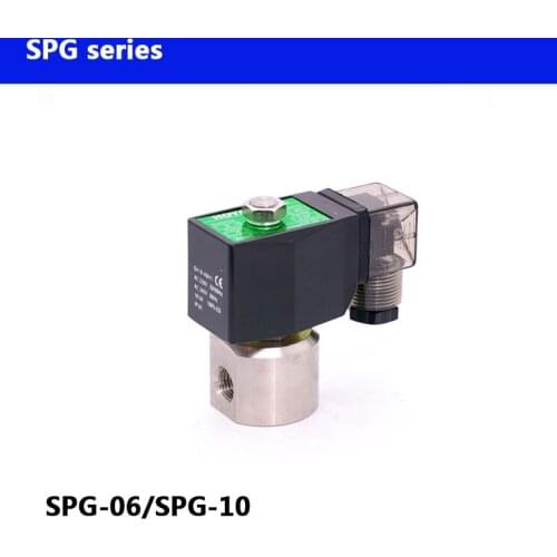 SPG-06/SPG-10 2 way water high pressure solenoid valve 100bar N.C car wash pump valve