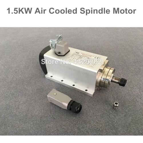 1.5kw Spindle Motor Air Cooled Motor cnc Spindle Motor Spindle 110V 220V CNC Square Milling Machine Tools For Engraving