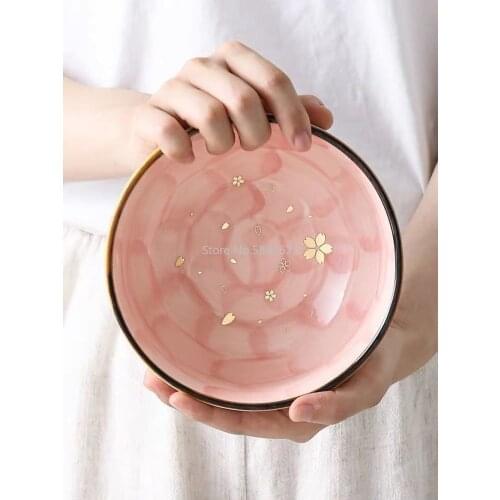 6 Inches Ceramic Bowl Salad Breakfast Oatmeal Bowls Starry Cute Bowls Home Noodle Soup Bowl Tableware For Kitchen Supplies