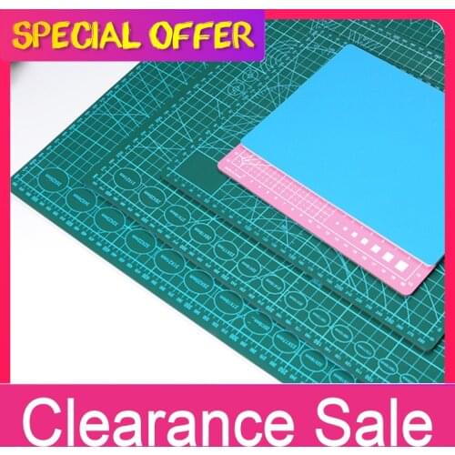 A2A3A4 PVC Cutting Mat Patchwork Sewing Tool Mat DIY Leather Carving Board Double-sided Self-repairing Durable Mat Bottom Plate