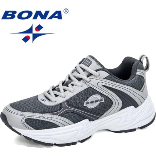 BONA 2020 New Arrival Popular Sports Shoes Running Shoes Men Athletic Training Jogging Fitness Sneakers Man Walking Footwear