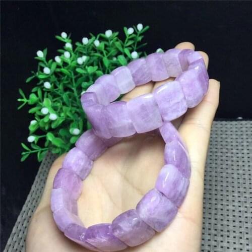 Lavender Purple Natural Crystal Bracelets Hand Row Beauty for Women Girl Gift Simple Crystal Bracelets Jewelry