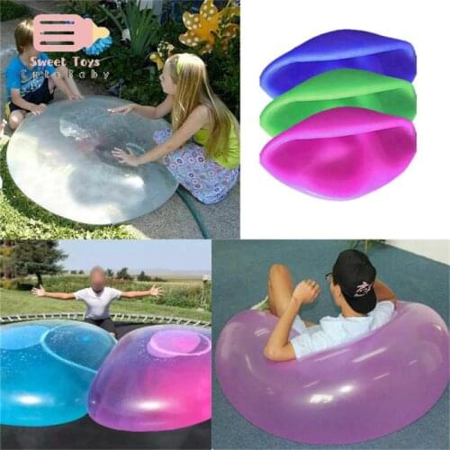 Hot selling durable bubble ball inflatable fun transparent bubble ball inflatable ball creative childrens big light ball toy