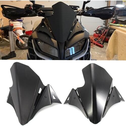 Front Windshield FOR YAMAHA MT-09 MT09 Motorcycle Accessories Windscreen Airflow Wind Deflector 2017 2018 2019 2020