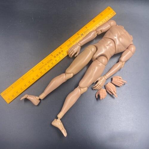 For Sale 1/6th UD9005 WWII British Locomotive Courier Male Body Figures Hand Foot With Connector Model For Usual 12inch Body
