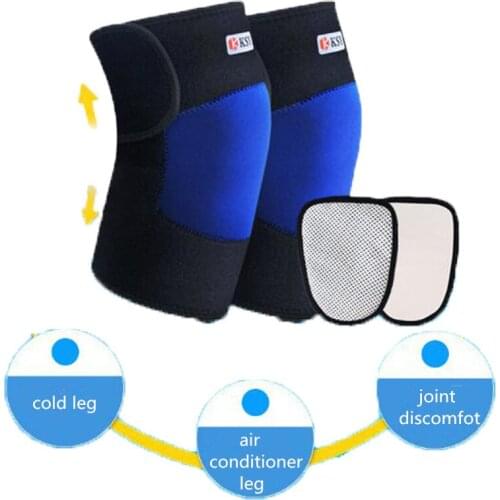 Knee Protector Nylon Elastic Sports Knee Pads Tourmaline Products ArthritisBreathable Knee Support Brace Running Hiking Cycling