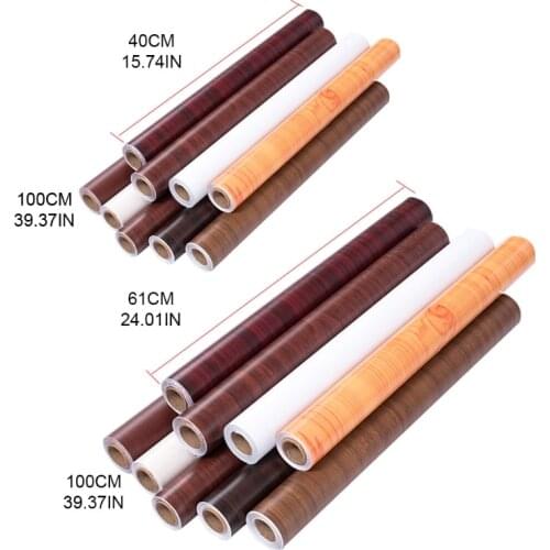Walnut Wood Wallpaper Wood Grain Shlef Liner Self Adhesive Film Decorative Wall Covering Shelf Drawer Liner Cabinet