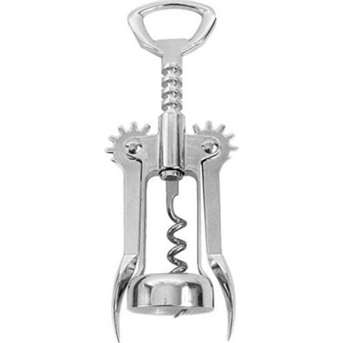 Professional Zinc Alloy Wine Bottle Opener Portable Handle Pressure Corkscrew Red Wine Opener For Kitchen Bar Tool