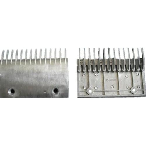 FT YS013B578 Escalator Comb Use for Mitsubishi L125mm W90mm Hole Space 80mm 14T 1 Pack=5 Pieces