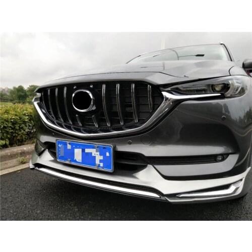AUTO FRONT MESH EXTERIOR MASK TRIMS COVERS FRONT BUMPER ABS MODIFIED GRILL GRILLS FIT FOR MAZDA CX-5 CX5 AUTO GRILLE 2017 2018