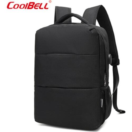 COOLBELL Backpack Casual Fashion Multifunction Business Travel Waterproof USB Laptop backpack Sports Student Men Backpack