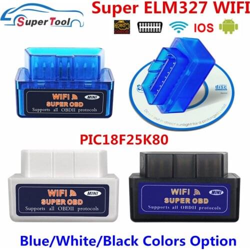 ELM327 V1.5 Cканер OBD2 Scanner ELM 327 1.5 V1.5 Wifi PIC18F25K80 OBD 2 Diagnostic Tool ELM327 Scanner Automotivo Em Portugues