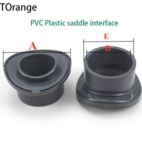 PVC Plastic saddle interface Saddle joint Arc generation tee Saddle sampling Header Garden landscape tube connection points