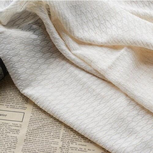 Gold silk jacquard cut flower fabric mesh dyed Swiss dot fabric for girls shirt fashion shoes and hats