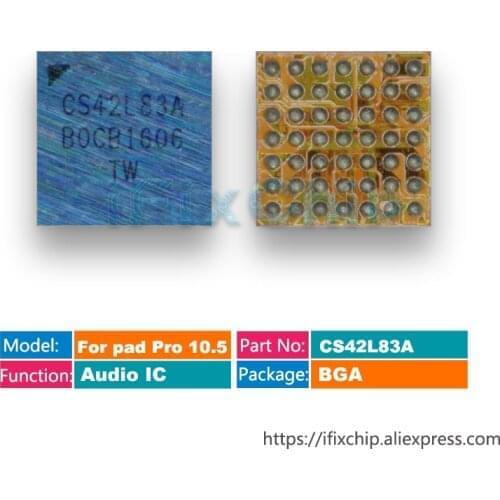 1-5pcs/lot CS42L83A For iPad Pro 10.5 Audio IC Sound Codec IC Chip