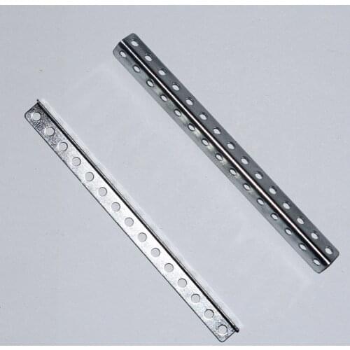 10/100pcs 5x75mm Right angle irons/perforated connecting rods/diy toy model making connection pieces/fasteners/DIY parts