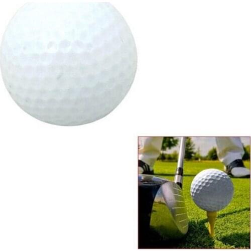 10PCS White PP Plastic Golf Ball Indoor Outdoor Practice Training Aids Golf Balls Sports Travel Accessories Wholesale