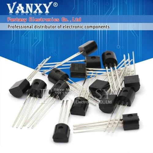 100pcs BC639 BC640 BC546B BC547B BC548B BC556B BC557B BC558B BC559B in-line triode transistor TO-92 0.1A IC