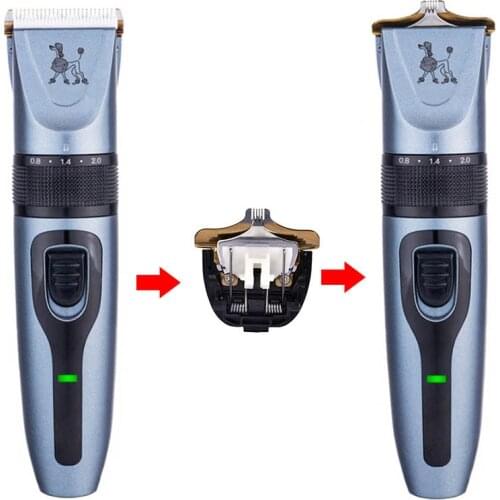 2-in-1 Electric Hair Clipper Dog Electric Scissors Pet Hair Trimmer Animals Grooming Rechargeable Low Vibration Cut Machine