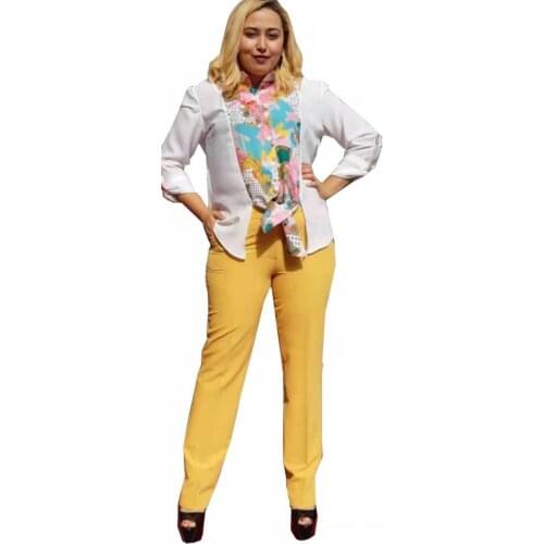 3XL Plus Size 2 Piece Womens Sets 2021 Spring Autumn New Women Two Piece Sets Tops Shirt And Pants Matching Set Tracksuit Set