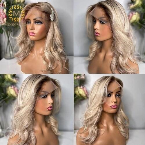 613 Lace Front Wig 13x1 Transparent Lace Wigs For Women Human Hair Pre Plucked Body Wave Wig Brazilian Hair Wigs Natural Hair