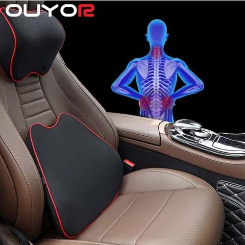 Car Neck Pillow Lumbar Support Auto Seat Head Support Car Seat Headrest Pillow For Office Chair Cushion For Car Auto