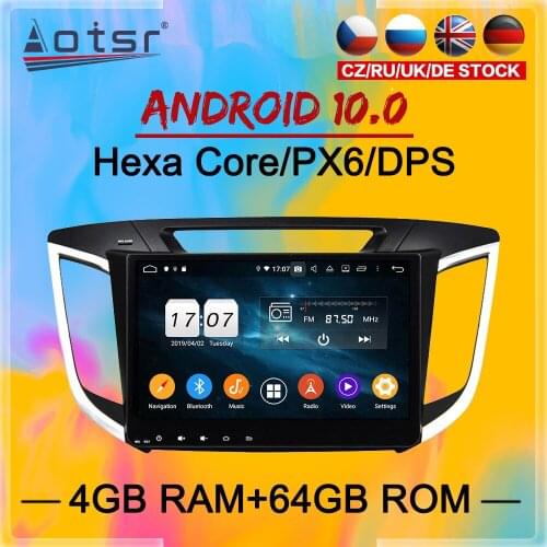 2 Din Touch IPS Screen Android 10.0 Car multimedia Player For Hyundai Creta ix25 2014-2018 GPS Navi Audio Radio stereo head unit