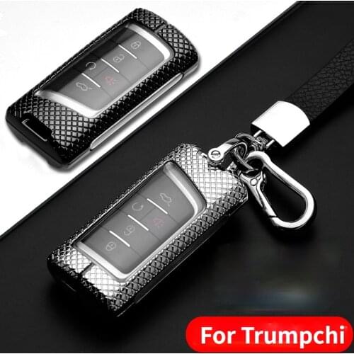 Zinc Alloy +tpu Full Cover Car Remote Key Cover Case for GAC Trumpchi GS4 GM8 GA3 GA6 SGS7 GA4 GS5 GS3 Legend GS8 Key Holder