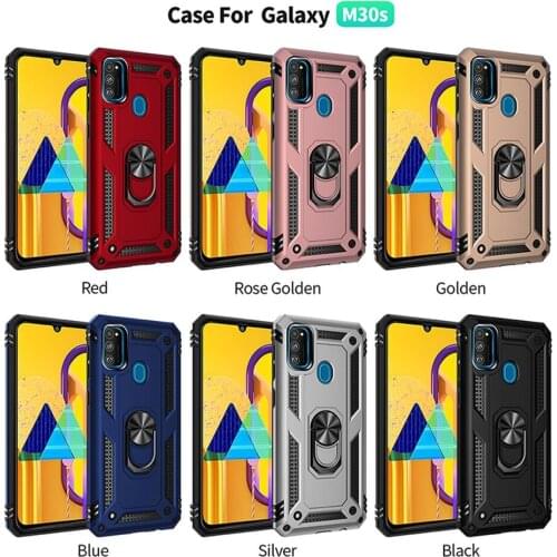 Sunjolly Case for Samsung Galaxy M30S M21 M31 Wallet Stand Flip PU Leather Phone Case Cover coque capa Case Cover