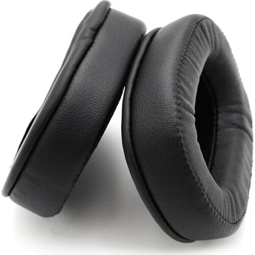75mm x 95mm Black Replacement Ear Pads Foam Earpads Pillow Ear Cushions Cover Cups Repair Parts for Headphones Headset