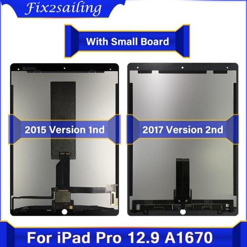AAA+ Grade Display For iPad Pro 12.9 inch A1652 A1584 A1670 A1671 2nd LCD Touch Screen Digitizer Assembly Panel With Small Board