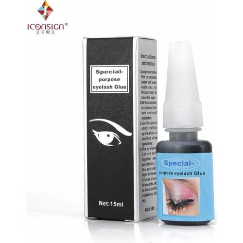 For Practice 10-15 seconds Dry Black Glue plant formula eyelash glue Adhesive low odor Low Stimulate eyelash makeup tool