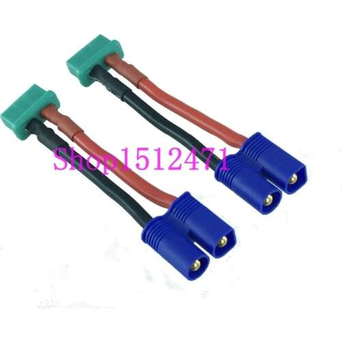 EC3 Male to MPX Multiplex Female Adapter 14AWG 5CM Wire for RC battery Charger