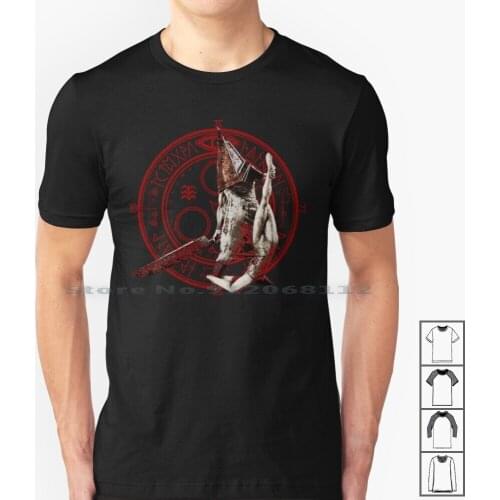Pyramid Head T Shirt 100% Cotton Pyramid Head Silent Hill Silent Hill 2 Silent Hill 3 Heather Mason James Head Toymunkey Of The